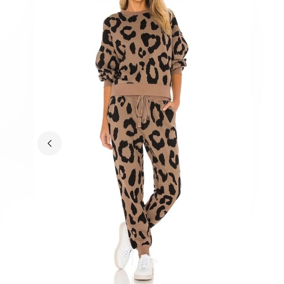 Pistola Leopard Print Lounge Set [Sz. S] - Picture 1 of 13